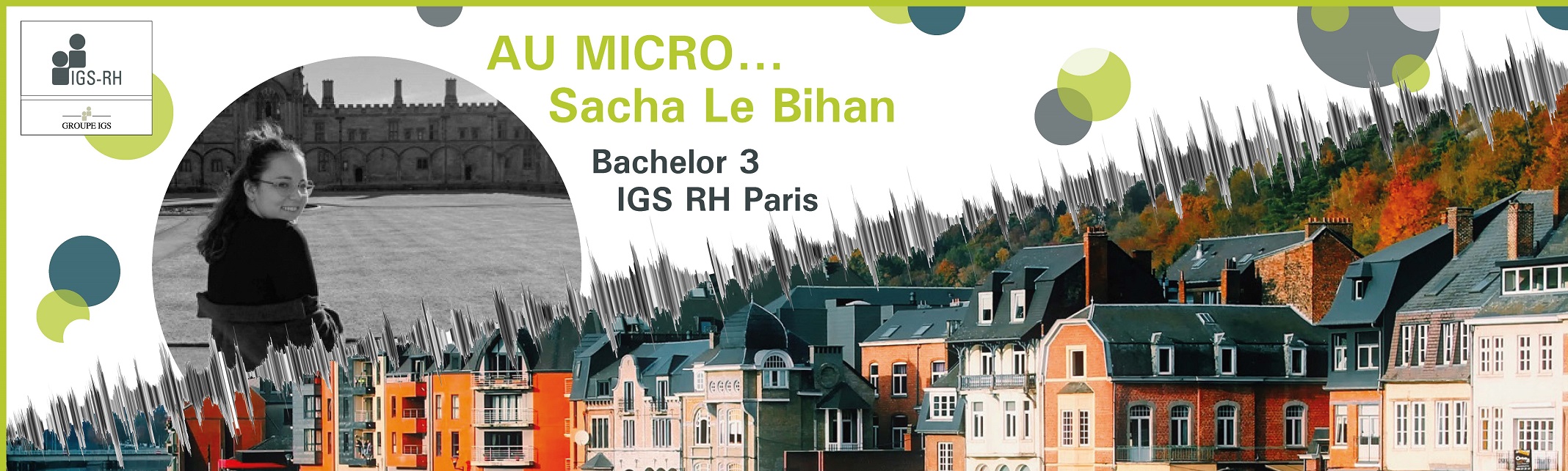 Au micro ! Sacha, en Bachelor RH à L'igs-RH Paris